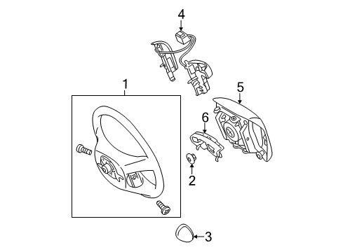 2007 Toyota Camry Steering Column & Wheel, Steering Gear & Linkage Diagram 13 - Thumbnail