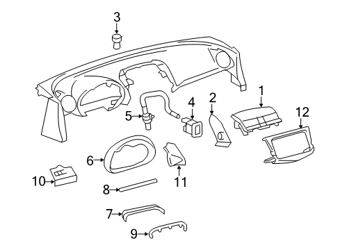 2012 Toyota RAV4 Automatic Temperature Controls Diagram