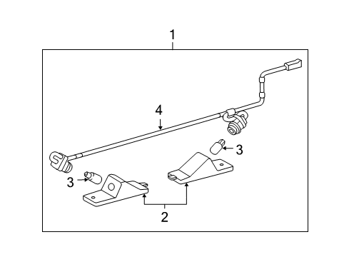 2006 Scion xB Lamp Assy, License Plate Diagram for 81270-52100