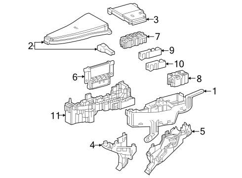 2024 Toyota Grand Highlander Wire Harness Diagram for 82146-0E630