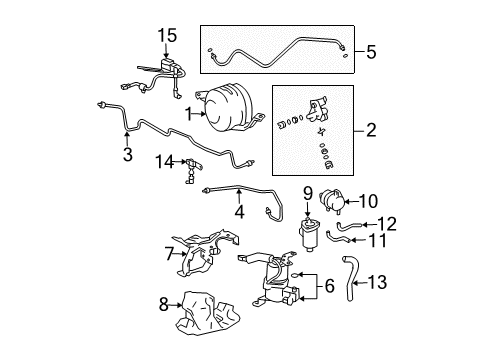 2007 Toyota 4Runner Sensor Sub-Assy, Height Control, Rear LH Diagram for 89408-60011