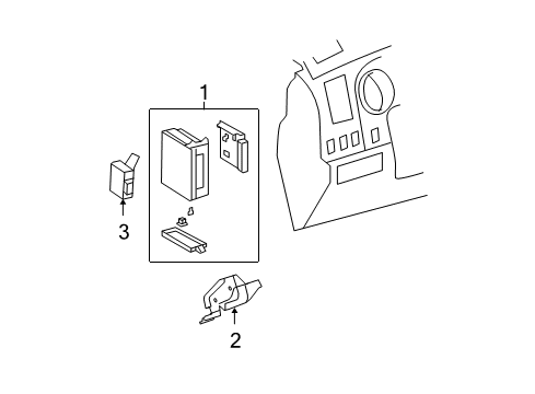 2007 Toyota Tundra Block Assembly, Driver S Diagram for 82730-0C091