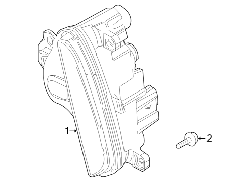 2023 Toyota RAV4 Fog Lamps Diagram 5 - Thumbnail