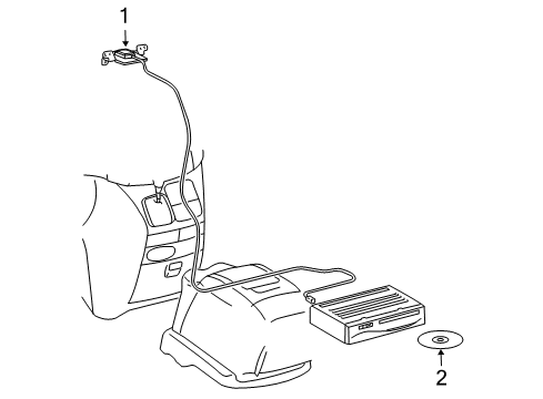 2008 Toyota Sienna Navigation System Diagram