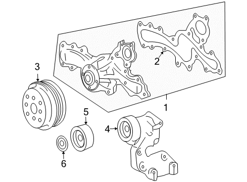 2011 Toyota RAV4 Belts & Pulleys, Maintenance Diagram 3 - Thumbnail