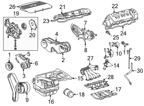 2002 Toyota Sienna Filters Diagram 2 - Thumbnail