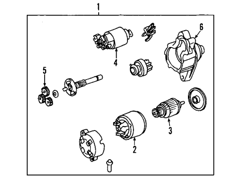 2009 Toyota Avalon Starter Diagram