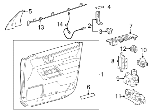 2023 Toyota Sequoia COMPUTER ASSY, OUTER Diagram for 89430-0C050