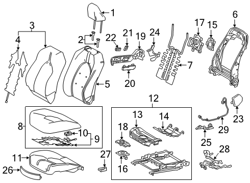 2022 Toyota Camry Power Seats Diagram 5 - Thumbnail