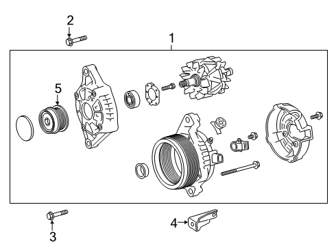 2021 Toyota Avalon Alternator Diagram 2 - Thumbnail