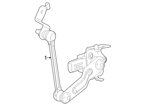 2023 Toyota Crown Auto Leveling Components Diagram