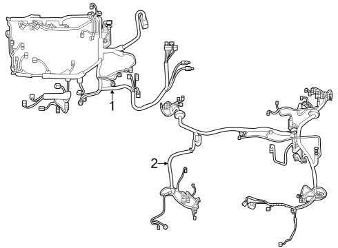 2021 Toyota Sienna Wire, Engine Room Ma Diagram for 82111-08N70