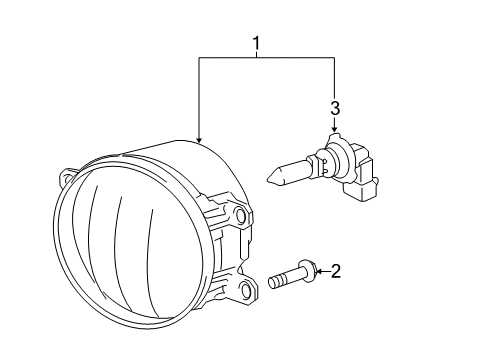 2016 Toyota Prius V Bulbs Diagram 1 - Thumbnail