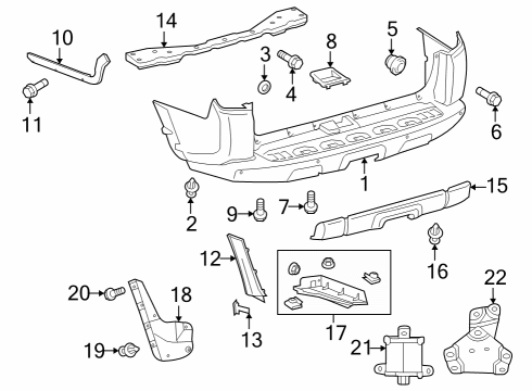 2010 Toyota 4Runner Bracket, Hot Air SHU Diagram for 53724-35020