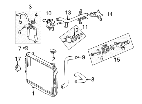 2005 Toyota Tundra Belt, V Diagram for 90916-A2001