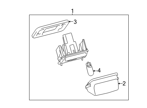 2015 Toyota Prius C Bulbs Diagram 2 - Thumbnail