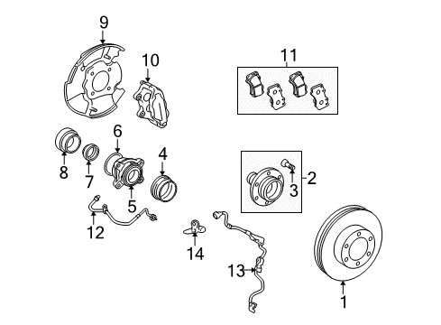 2010 Toyota Tacoma Anti-Lock Brakes Diagram 3 - Thumbnail