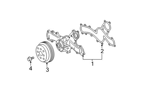 2015 Toyota Sienna Water Pump Diagram