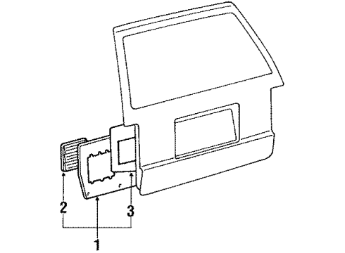 1988 Toyota Van Lift Gate Diagram