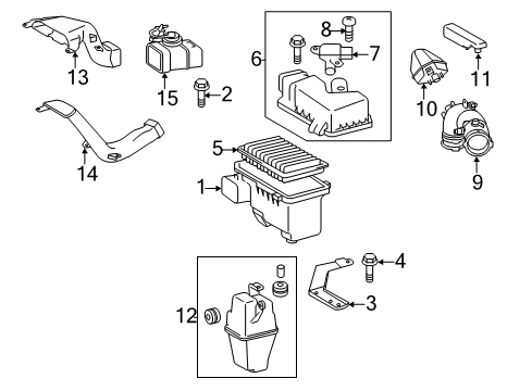 2011 Toyota Highlander Air Intake Diagram 1 - Thumbnail