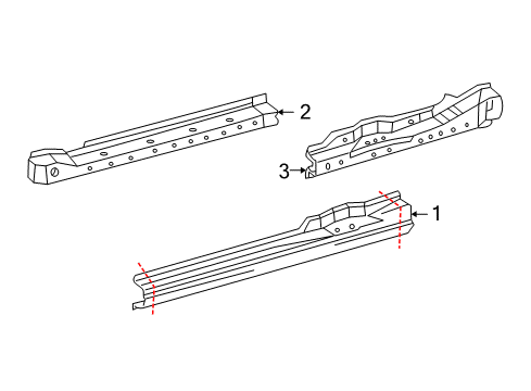 2005 Toyota Tundra Rocker Panel Diagram 1 - Thumbnail