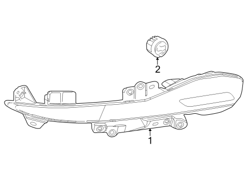 2023 Toyota Crown LENS & BODY, BACK-UP Diagram for 81681-30290