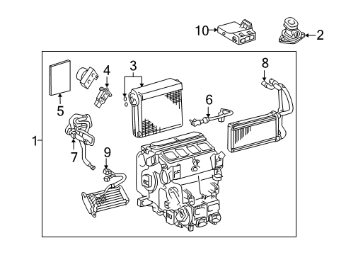 2013 Toyota Land Cruiser Air Conditioner Diagram 2 - Thumbnail