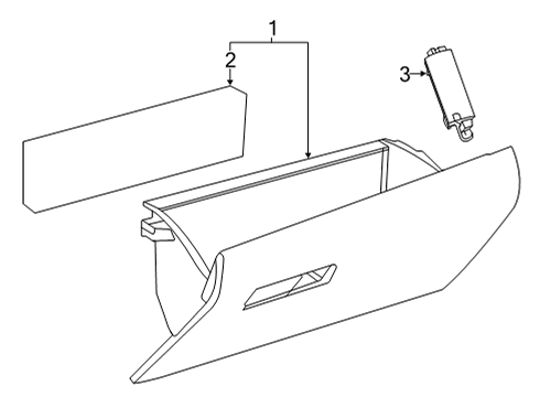 2021 Toyota Venza Glove Box Diagram