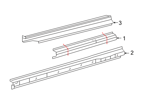 2011 Toyota Tacoma Rocker Panel Diagram 1 - Thumbnail