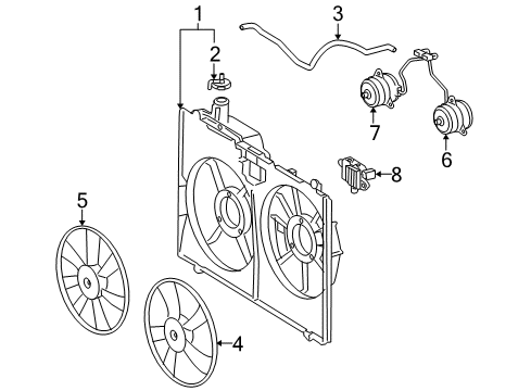 2009 Toyota Sienna Hose Or Pipe Diagram for 16377-20142