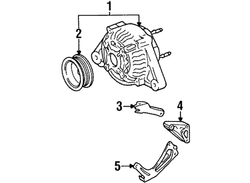 1995 Toyota Avalon Alternator Diagram 2 - Thumbnail