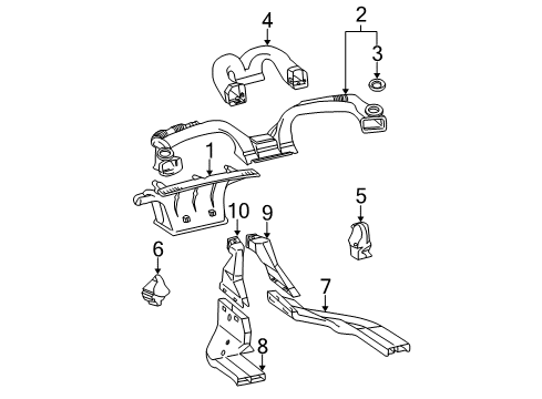 2005 Toyota Corolla Ducts Diagram