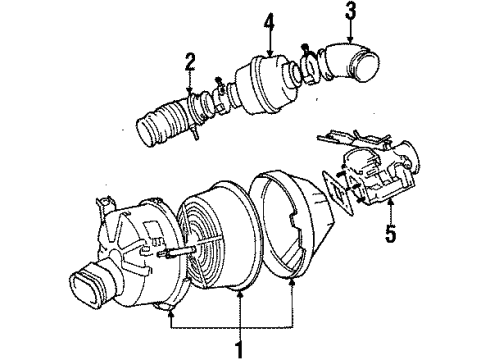 1991 Toyota Supra Ignition Coil Assembly Diagram for 90919-02174