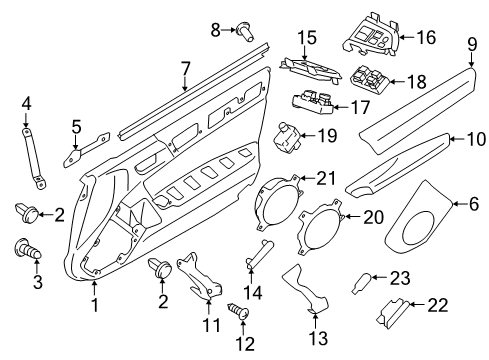 2018 Toyota 86 Mirrors Diagram