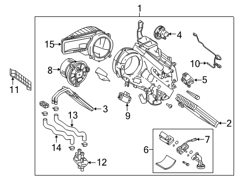 2020 Toyota Sequoia Control Assy, Air Conditioner Diagram for 55900-0C050