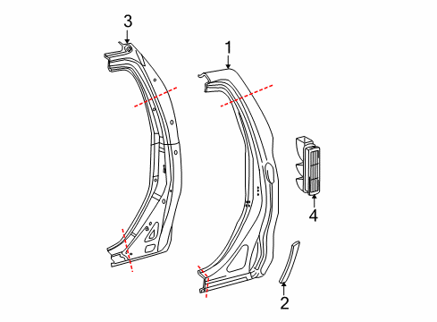 2019 Toyota Tundra Side Panel & Components Diagram 2 - Thumbnail