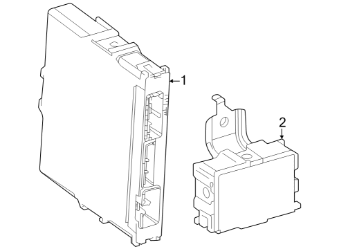 2024 Toyota Grand Highlander Electrical Components Diagram 2 - Thumbnail