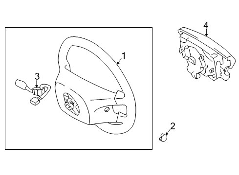 1998 Toyota Corolla Steering Column & Wheel, Steering Gear & Linkage Diagram 5 - Thumbnail