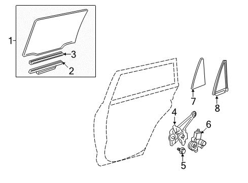 2012 Toyota RAV4 Front Door Diagram 4 - Thumbnail