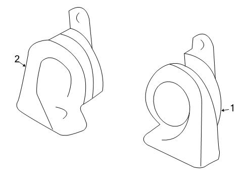 2010 Toyota FJ Cruiser Horn Diagram