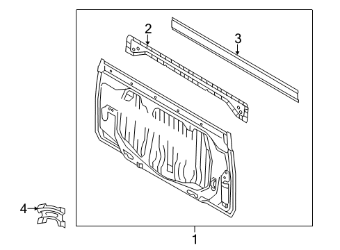 2017 Toyota Tundra Back Panel Diagram 1 - Thumbnail