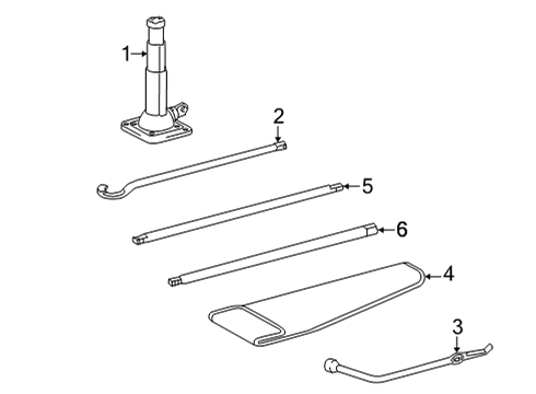 2023 Toyota Tundra Jack & Components Diagram 2 - Thumbnail