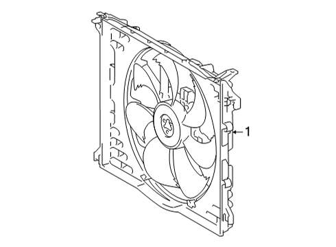 2023 Toyota Mirai Cooling Fan Diagram