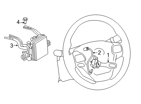 2019 Toyota Highlander Cruise Control System, Electrical Diagram