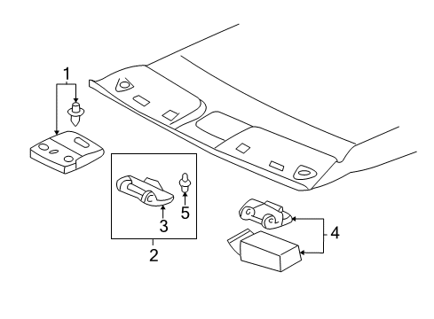 2000 Toyota Tundra Overhead Console Diagram