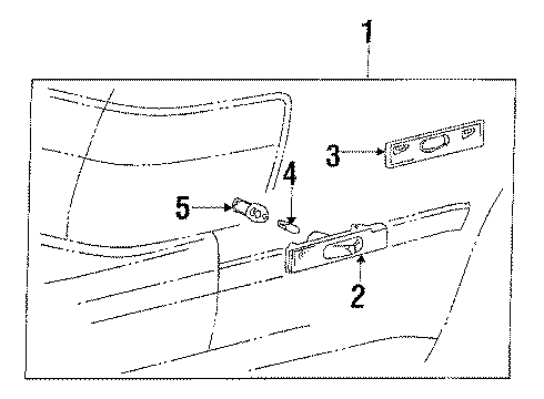 1987 Toyota Celica Front Lamps - Side Marker Lamps Diagram