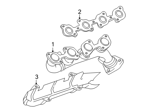 2006 Toyota Sequoia INSULATOR, Exhaust Manifold Heat Diagram for 17168-50160