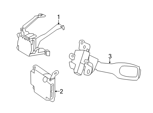 2017 Toyota Avalon Computer Assembly, DRIVI Diagram for 88150-07061