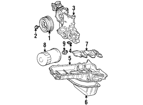 1996 Toyota Land Cruiser Filters Diagram 2 - Thumbnail