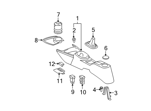 2007 Toyota Yaris Adapter Diagram for 86190-52010